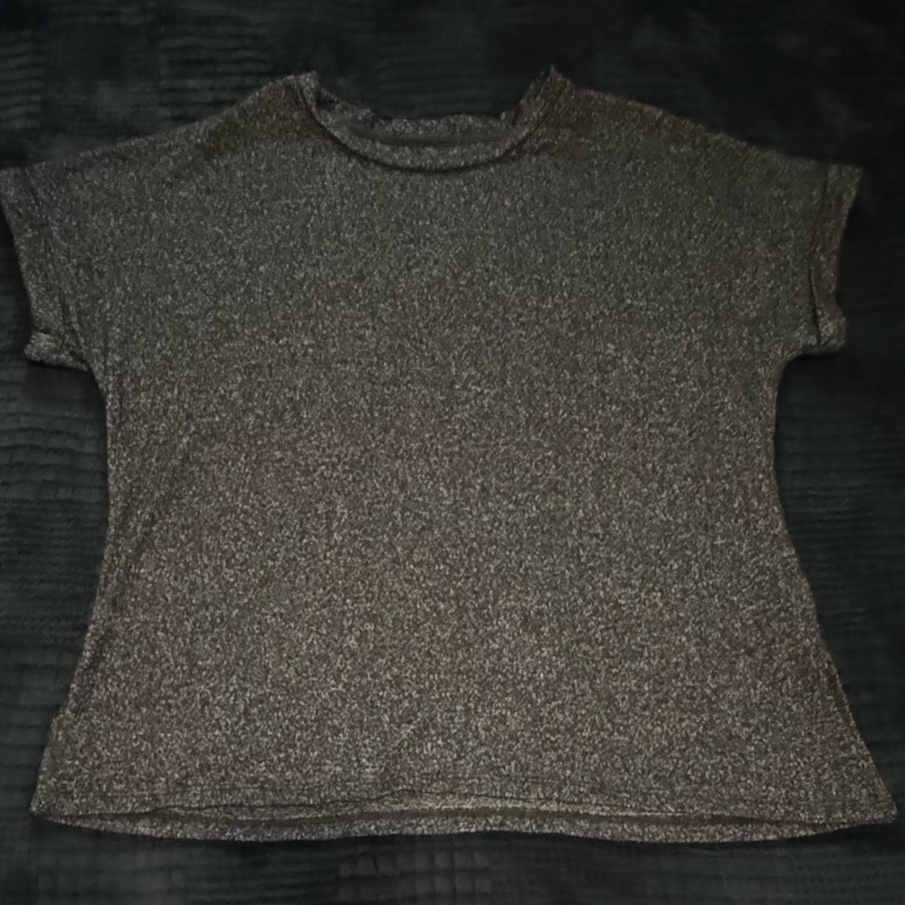 Black heathered Women's Top